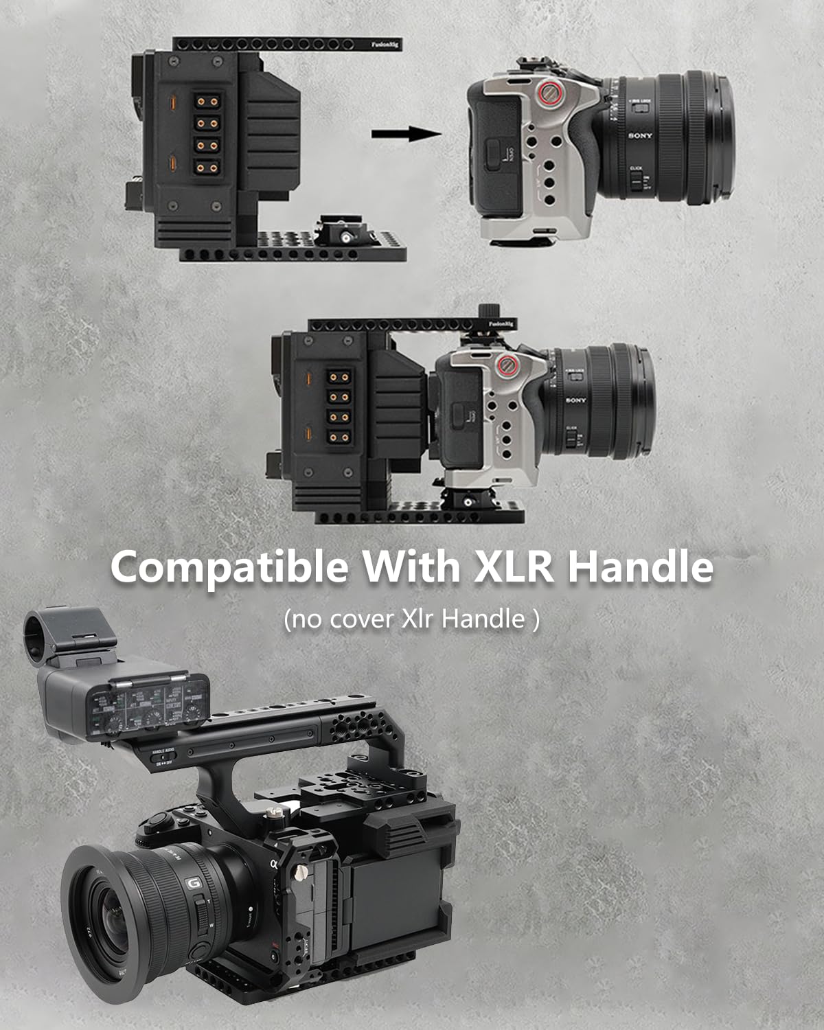 Amazon.co.jp: FusionRig カメラケージ 拡張モジュール Cineback FX3